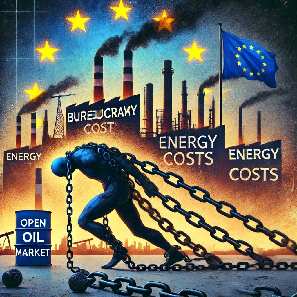 Bureaucracy and energy prices undermine Europe's competitiveness Bureaucracy and energy prices undermine Europe's competitiveness