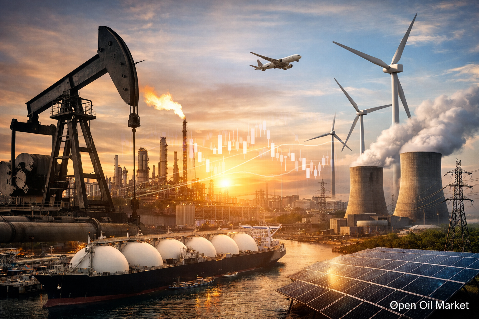 Global Energy Sector on January 29, 2026 — Oil, Gas, RES, Electricity Open Oil Market