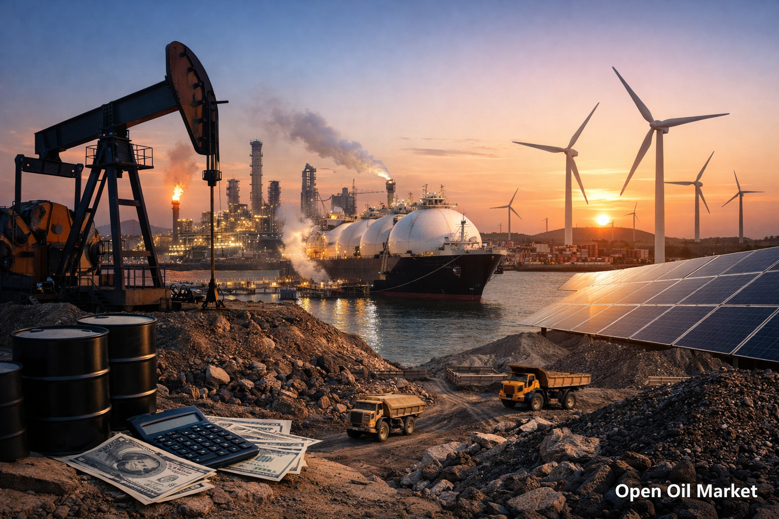 Oil and Gas News - February 22, 2026 OPEC+, oil, gas, LNG, refineries, RES