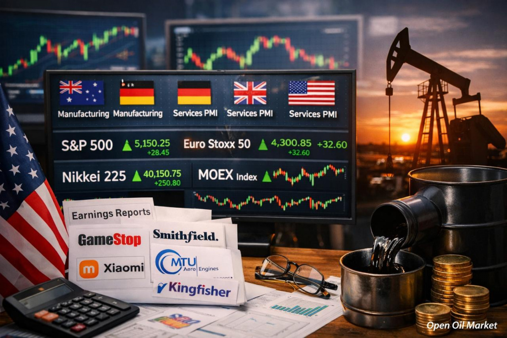 Economic Events and Corporate Reports Tuesday, March 24, 2026: PMI, U.S. Employment, and Oil