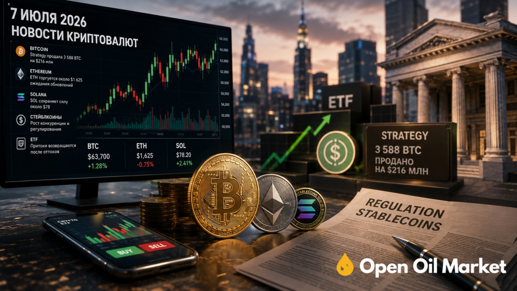 Cryptocurrency News July 7, 2026: Bitcoin, ETFs, Strategy, Ethereum, Solana, and Stablecoins