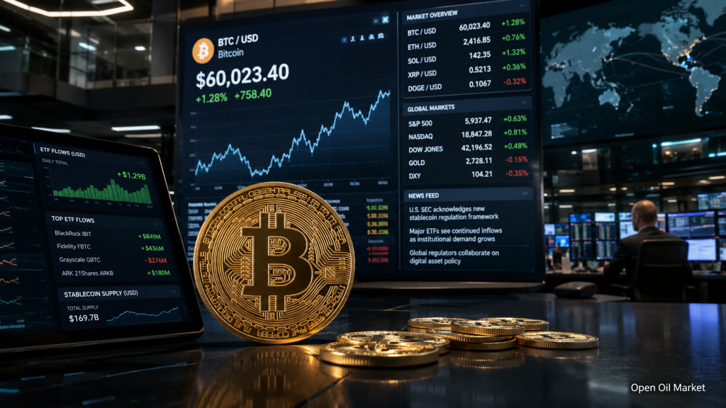 Cryptocurrency Market June 29, 2026: Bitcoin, ETF, Stablecoins, and Top 10 Digital Assets