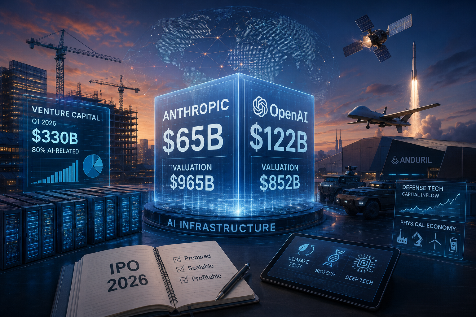 Startup and Venture Capital News, Wednesday, June 3, 2026: AI Infrastructure, Defense Technologies, and Bet on the Physical Economy