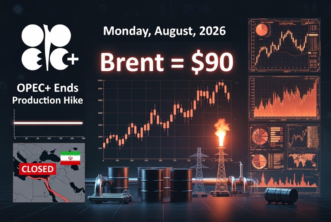 Oil & Gas and Energy News - Monday, August 3, 2026: OPEC+ Concludes Production Increases, Iran Keeps the Strait of Hormuz Closed, Brent at $90