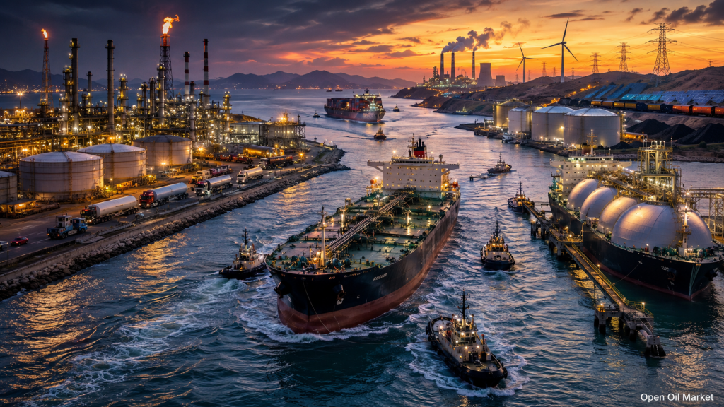 Global Energy Market July 19, 2026: Oil Tanker, LNG Terminal, Oil Refinery, Power Plants, Renewable Energy and Coal Logistics