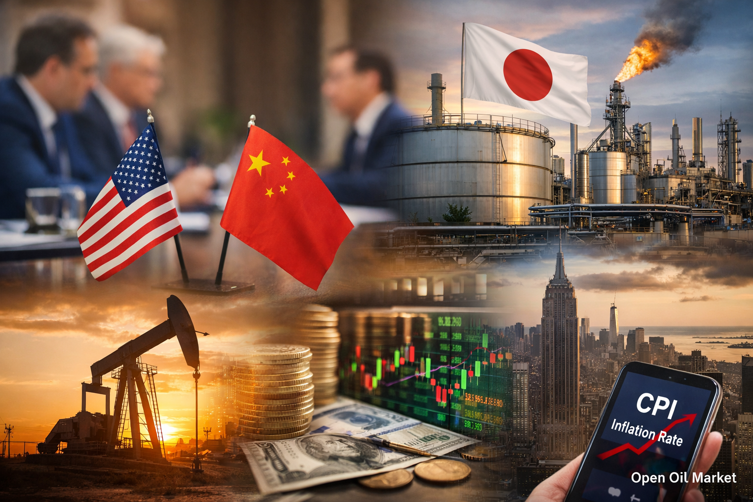 Economic Events and Corporate Reports — Monday March 16, 2026: U.S.-China Negotiations, Industry in China and the U.S., Inflation in Canada