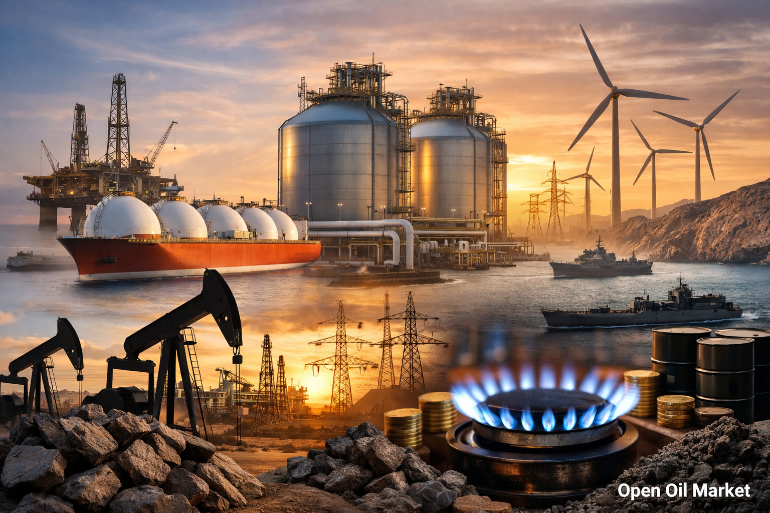 Oil and Gas News and Energy - Thursday, February 26, 2026: Risk of Escalation Around Iran, Brent/WTI Dynamics, and Record LNG Flows to Europe