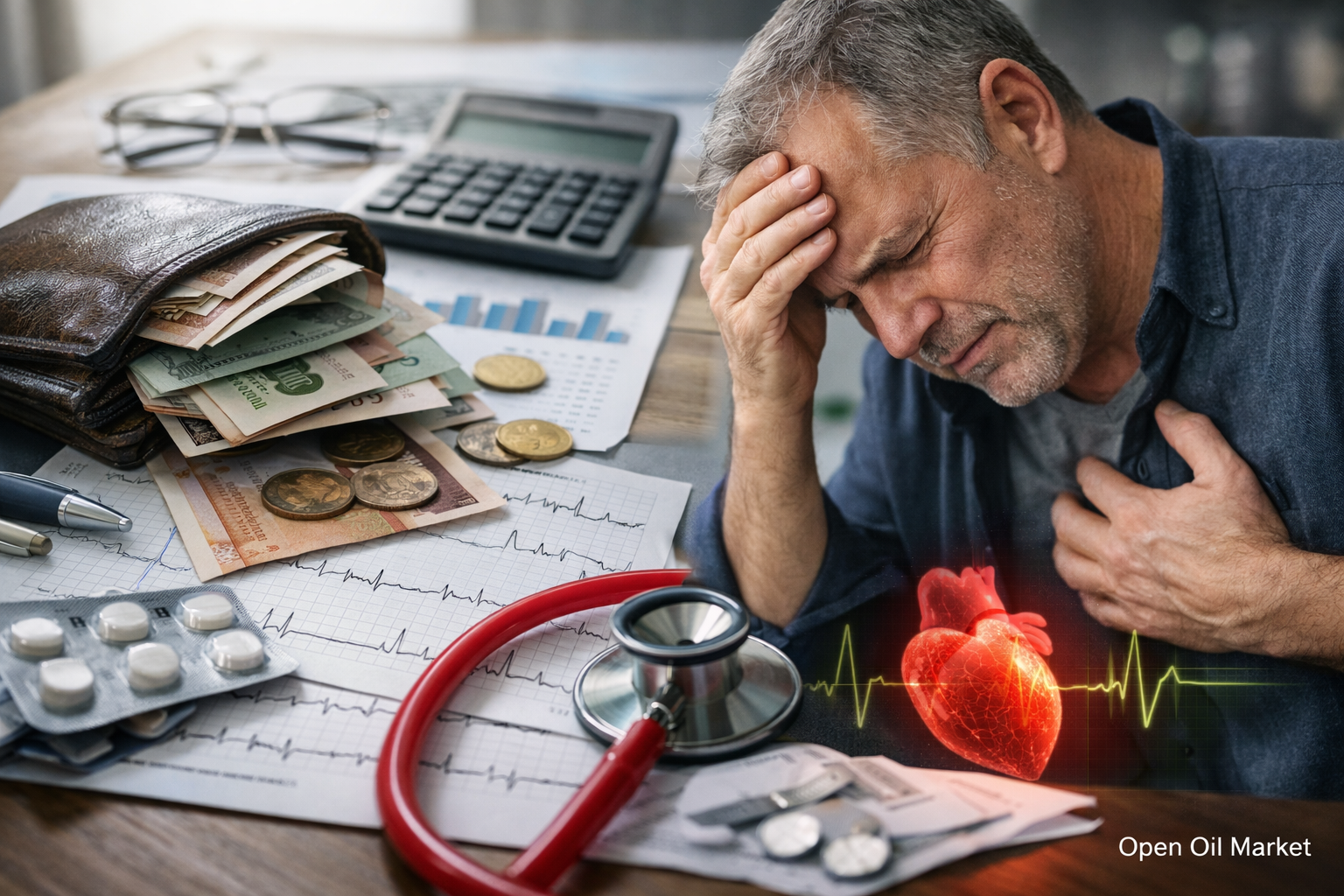 Financial Stress and the Heart: How a Lack of Money Increases the Risk of Death and What Investors Can Do