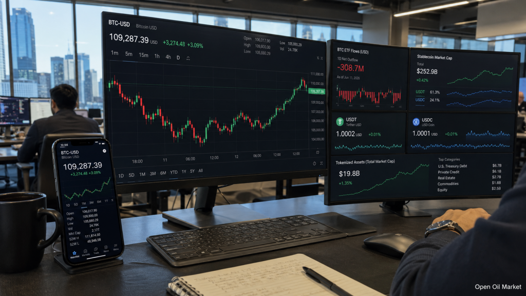 Cryptocurrency News June 12, 2026: Bitcoin Back in the Game, ETF Outflows Didn’t Break the Market, and Stablecoins Change Investment Rules