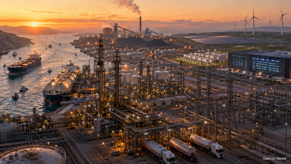 Global Oil, Gas, and Energy Market on July 16, 2026 — LNG, Refineries, Electricity, and Renewable Energy