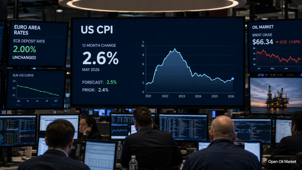 Investor Calendar June 8–12, 2026: CPI, ECB, Oil, Xi Jinping's Visit to North Korea, and Earnings from Oracle, Adobe, Lennar