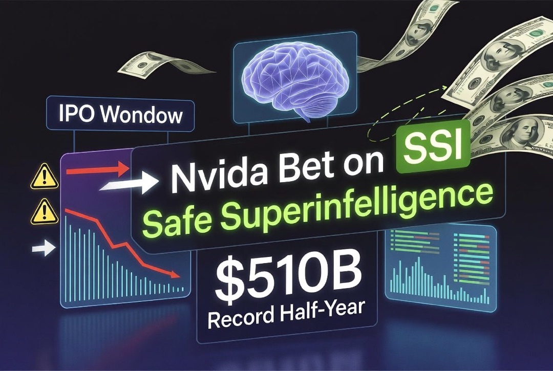 Startup and Venture Investment News — Wednesday, August 5, 2026: Nvidia's Bet on Safe Superintelligence, Record $510 Billion for the Half-Year, and Shrinking IPO Window
