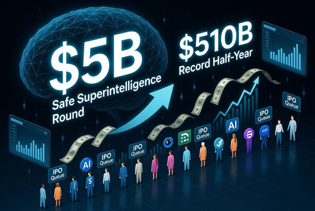 Startups and Venture Investments News — Tuesday, August 4, 2026: $5 billion Safe Superintelligence round, record $510 billion, and AI giants lining up for IPO