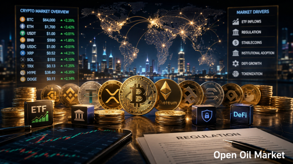 Cryptocurrencies July 12, 2026: Bitcoin, Ethereum, ETFs, stablecoins, and regulation