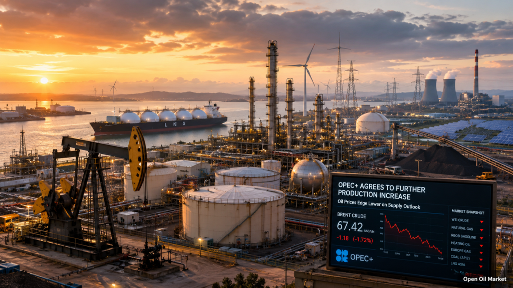 Oil and Gas News July 5, 2026: OPEC+ Increases Production, Oil Prices Decline, LNG and RES Change the Energy Market