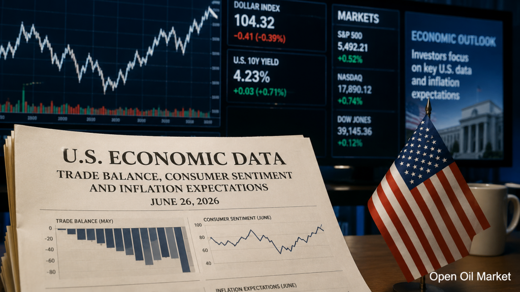 U.S. Macroeconomic Data and Corporate Reports June 26, 2026 for Investors