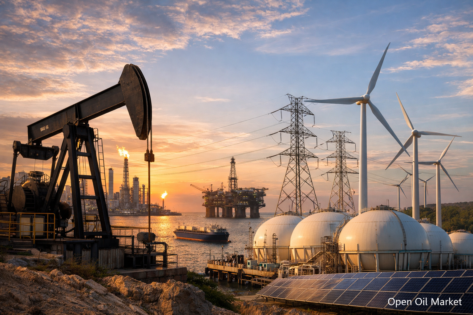 Oil and Gas News and Energy — Monday, February 9, 2026: Intensifying Sanction Pressure, Oil Surplus, and Record Growth of Renewable Energy
