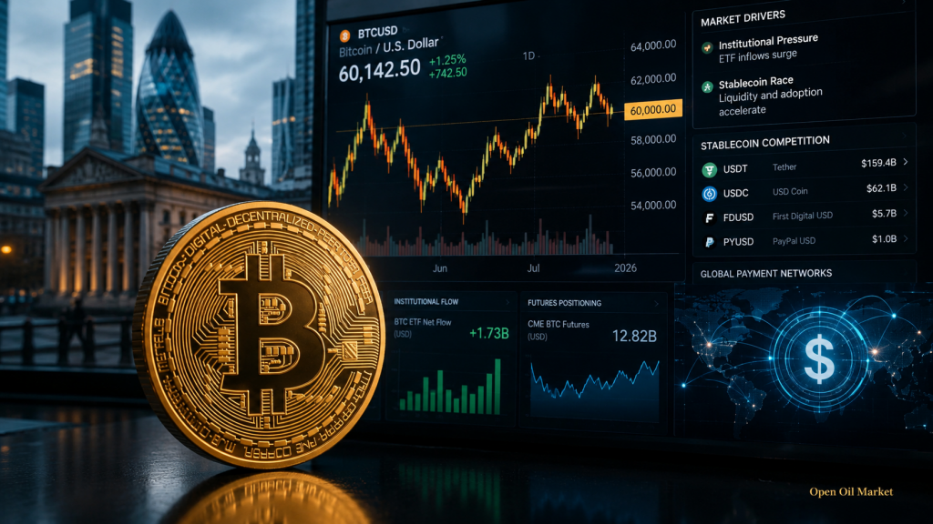 Cryptocurrency Market July 1, 2026: Bitcoin, ETFs, Ethereum, and Stablecoins