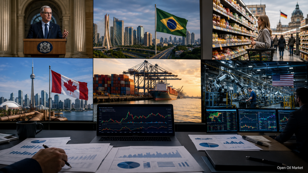 Economic Events and Corporate Reports on May 29, 2026: Speech by the Bank of England Governor, Brazil's and Canada's GDP, Germany's CPI, US Trade Balance, and Chicago PMI