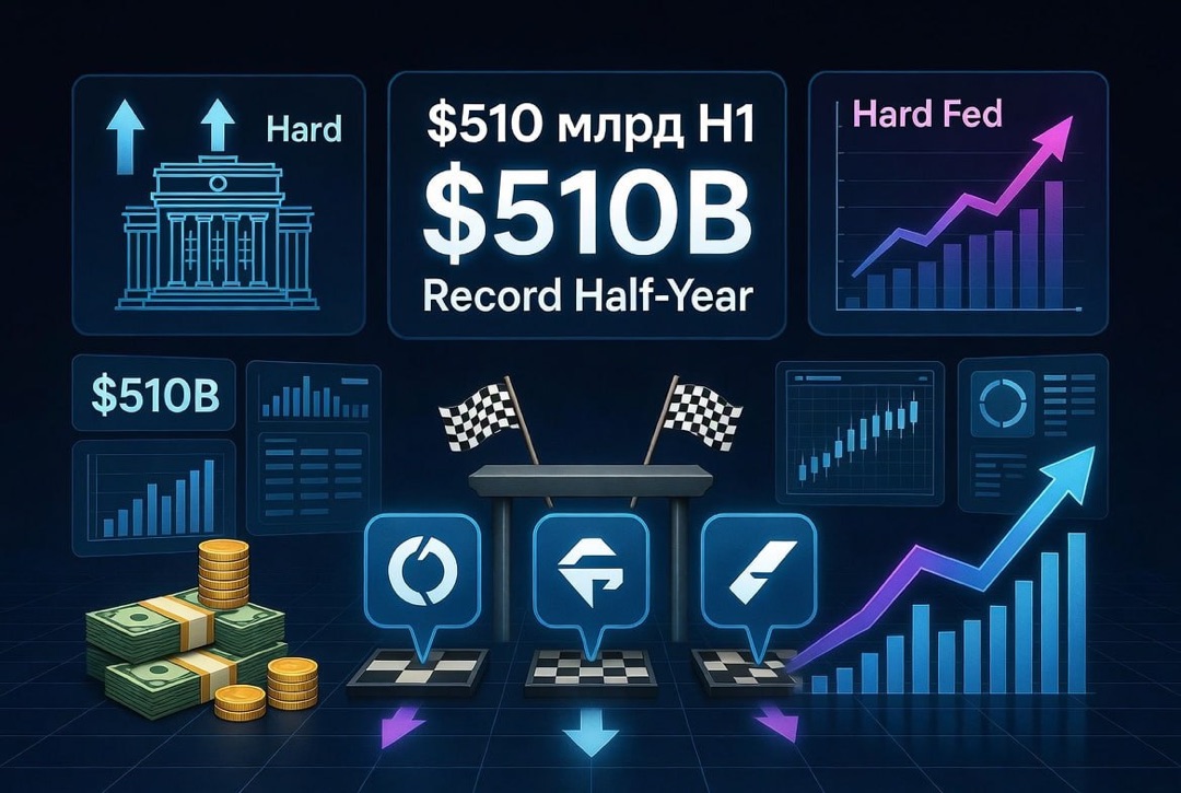 Startup and Venture Investment News — Friday, July 31, 2026: record $510 billion for the half-year, tight Fed policy, and mega-fund race.