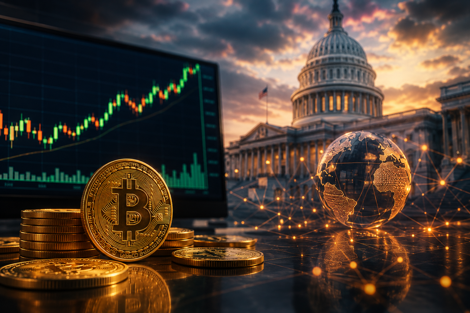 Cryptocurrency News: Thursday, August 6, 2026 - Bitcoin Settles Above $64,000, U.S. Senate Votes on CLARITY Act