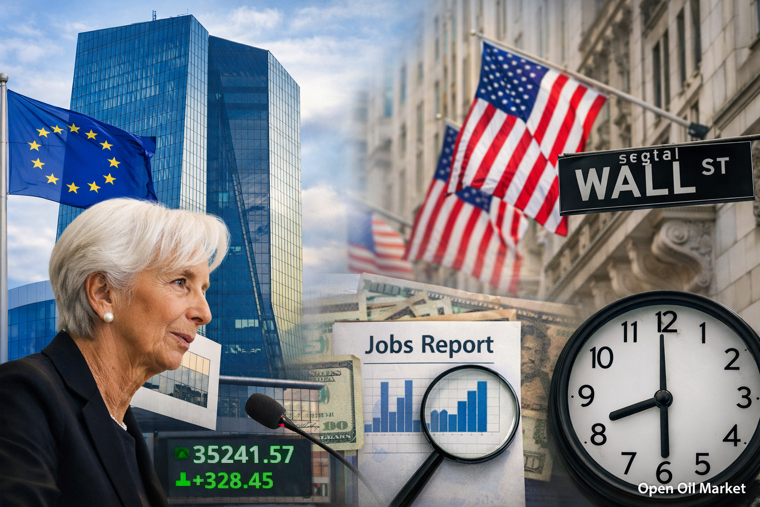 Economic Events and Corporate Reports — Friday, March 6, 2026: US Nonfarm Payrolls, Eurozone GDP, and ECB President's Speech
