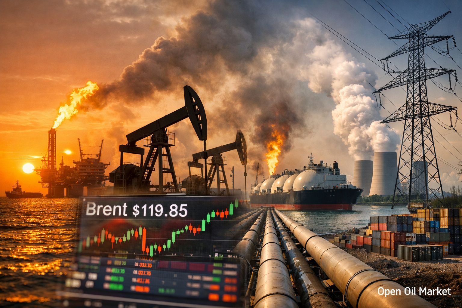 Oil and Gas News and Energy on March 22, 2026 - Rising Oil Prices, Supply Crisis, and Fuel and Energy Market