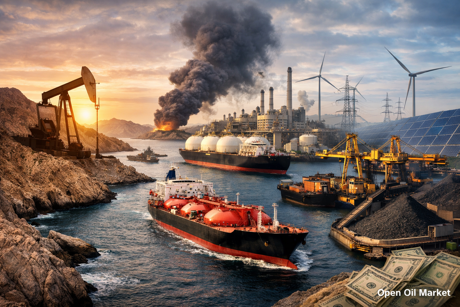 Oil and Gas News — Sunday, March 1, 2026: Risk Premium from Iran, OPEC+ Decisions, and Tensions in Gas and Coal Markets