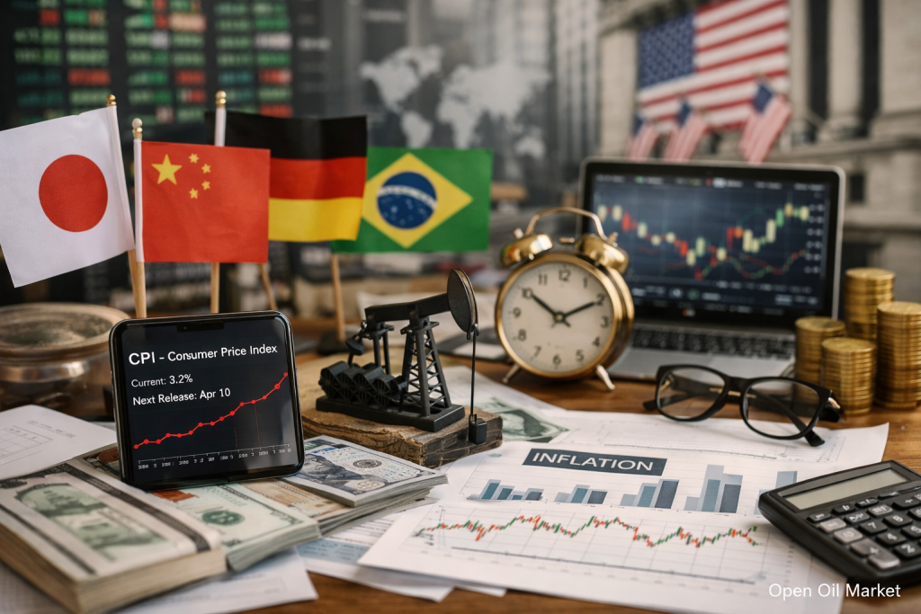 Economic Events and Corporate Reports April 10, 2026: U.S. Inflation, China, Germany, and Global Markets